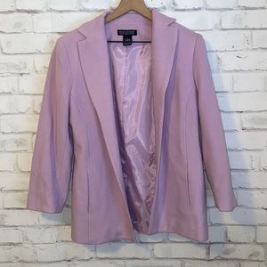 Dialogue lilac wool cashmere blend jacket